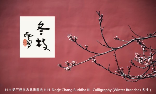 第三世多杰羌佛 書法