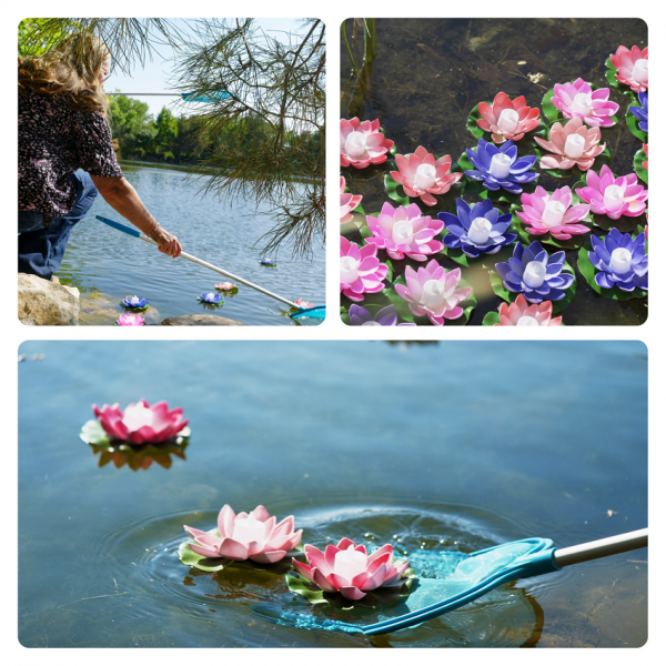 聖天湖佛教城舉行祈願蓮花燈施放儀式,祈願世界和平,人心向善,災禍遠離... 聖天湖佛教城舉行祈願蓮花燈施放儀式,祈願世界和平,人心向善,災禍遠離...